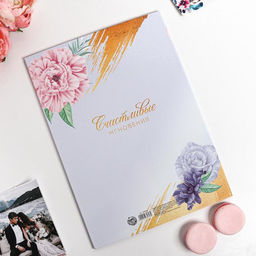 Папка для свидетельства о заключении бракаСчастливые мгновения, А4 - Долго и счастливо фото 3