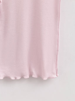 CONTE Джемпер в рубчик с декоративными швами LD 2630 pink diamond - Conte elegant фото 7