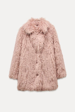 ZW COLLECTION FAUX FUR COAT - Zara фото 2