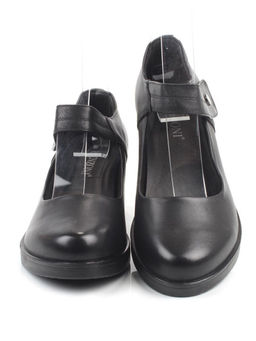 06-DHL104-D1 BLACK Туфли женские (натуральная кожа)