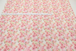 Креп-вискоза (Digital) Акварельные розы цв.розовый, ш.1.5м, вискоза-75%, нейлон-25%, 85гр/м.кв - Купава фото 3