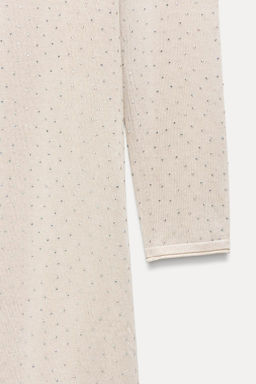 LONG SPARKLY KNIT DRESS - Zara фото 10