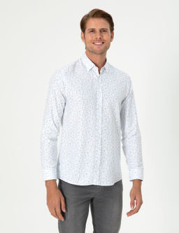 Mavi Slim Fit Uzun Kollu G_mlek