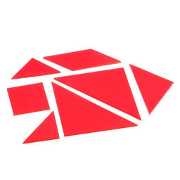 Головоломка Танграм: 5 карточек с 10 схемами, пластиковые детали, мозаика, по методике Монтессори - Iq-zabiaka фото 3