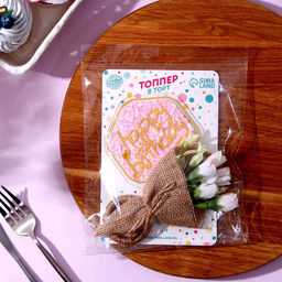 Набор для украшения: топпер С днём рождения 1 шт, кольцо для салфеток 1 шт, МИКС - Страна карнавалия фото 7
