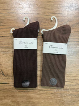 BK1026 Носки, 1 пара КОРИЧНЕВЫЙ