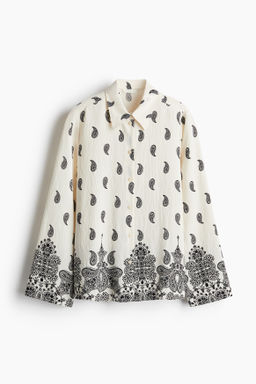 Camisa estampada de sarga