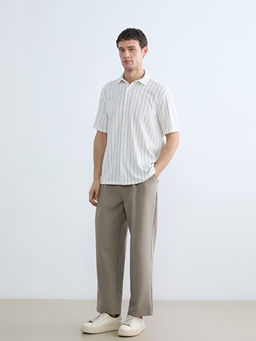 Regular Fit ?izgili Erkek G?mlek