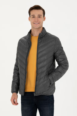 U. S. Polo Assn / Мужское пальто антрацитового цвета - U.s. polo assn фото 15