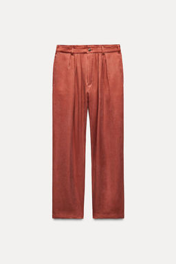 ZW COLLECTION FLOWING TROUSERS WITH PLEATS - Zara фото 3