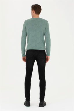 Брюки джинсовые U. S. Polo Assn темно-серые из хлопка - U.s. polo assn фото 4