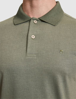 Haki Slim Fit D__meli Polo Yaka Ti__rt