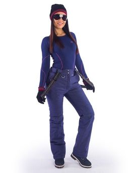 Брюки D-8163 Синий