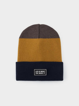 Crockid _ КВ 20426/темно-синий,горчица шапка дет