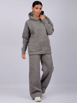 Костюм Винтаж чёрный, футер начес (М) - Малина фото 58