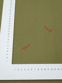 Бязь цв.Оливковый хаки, ш.1.5м, хлопок-100%, 142гр/м.кв - Купава фото 4