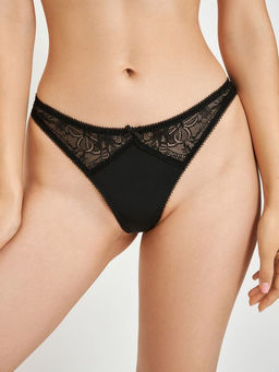 Infinity / Трусы стринг жен Menorca NEW черный