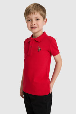 Erkek Гocuk KДrmДzД Polo Yaka Basic TiЕГrt