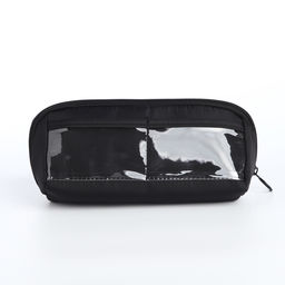 Косметичка на молнии, маленькая, с отделами, чёрная - Simaland фото 2