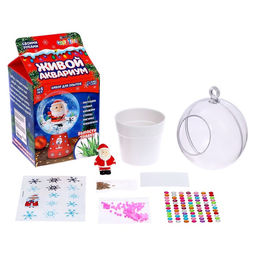 Набор для опытов Живой аквариум: Дед Мороз - Эврики фото 2