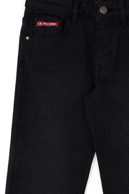 Черные джинсовые брюки для мальчика - U.s. polo assn фото 8