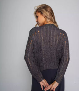 Джемпер #КТ8938, тёмно-серый