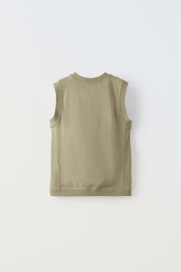 PAMUKLU ISLEMELI T-SHIRT VE BERMUDA SORT TAKIMI - Zara фото 13