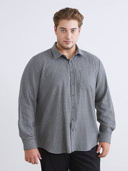 Regular Fit Uzun Kollu Ekose Erkek G?mlek