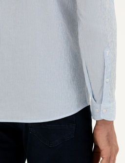 Mavi Slim fit Pamuk Kar___ml_ _izgili G_mlek