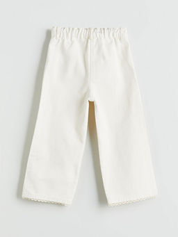 Beli Lastikli Basic K?z ?ocuk Pantolon