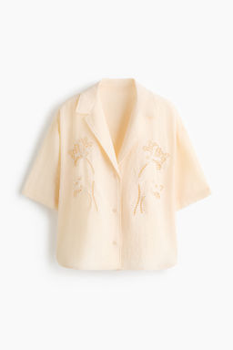 Camisa con bordado ingl?s - H&m фото 7