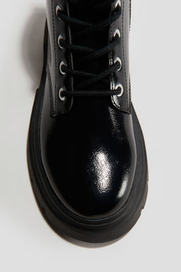Botas de suela gruesa con cordones - H&m фото 3