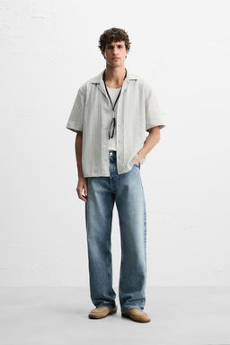 STRIPED TEXTURED SHIRT