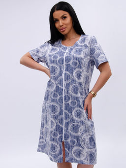 Халат "Рената" бабл, трикотаж