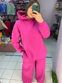 507 Костюм с толстовкой, начес, блюстоун - Knitka wear фото 7