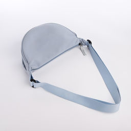 Сумка молодёжная на молнии, цвет голубой - Simaland фото 2