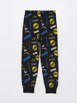 Beli Lastikli Batman Bask?l? Erkek ?ocuk Pijama Alt