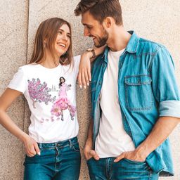 Эксклюзивная футболка Yana Pletneva упаковка плотный Zip пакет!