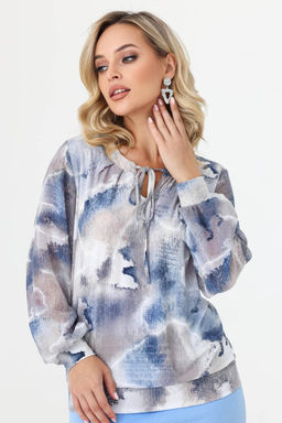 Блузка женская 7037/09/Голубой - Rise фото 2