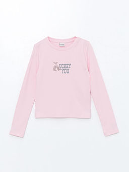 Bisiklet Yaka K?z ?ocuk Ti??rt