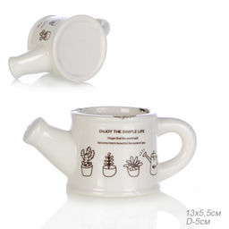 Кашпо Лейка 13х5,5 см / 713 /уп 12/120/белое