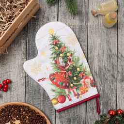 Варежка-прихватка Этель Щелкунчик 20х28 см, 100% хл, ватин 250 г/м2