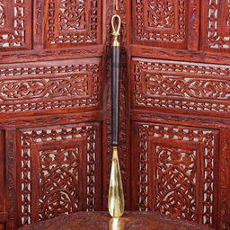 Ложка для обуви «Петелька», 51×4×2.5 см, латунь