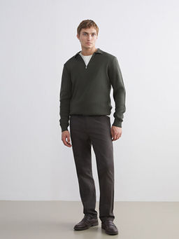 Polo Yaka Erkek Triko Kazak