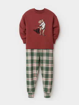 К 1567/терракотовый 1426 Н033 пижама дет