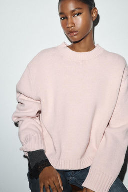 KNIT JUMPER WITH BACK DETAIL - Zara фото 5