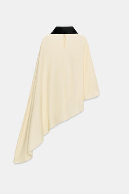 BLUSA ASIM?TRICA PA?UELO ZW COLLECTION / Amarillo - Zara фото 3