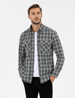 Ye_il Regular Fit Uzun Kollu G_mlek