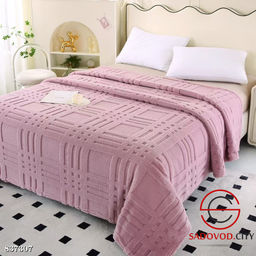 Плед на кровать мягкий