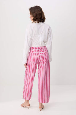 _ok Renkli _izgili Y_ksek Bel Baggy Jeans TWOSS26JE00343 - Trendyolmilla фото 4
